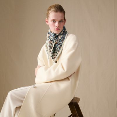 HERMES レンゲ Plantes Officinales pleated triangle | Hermès USA